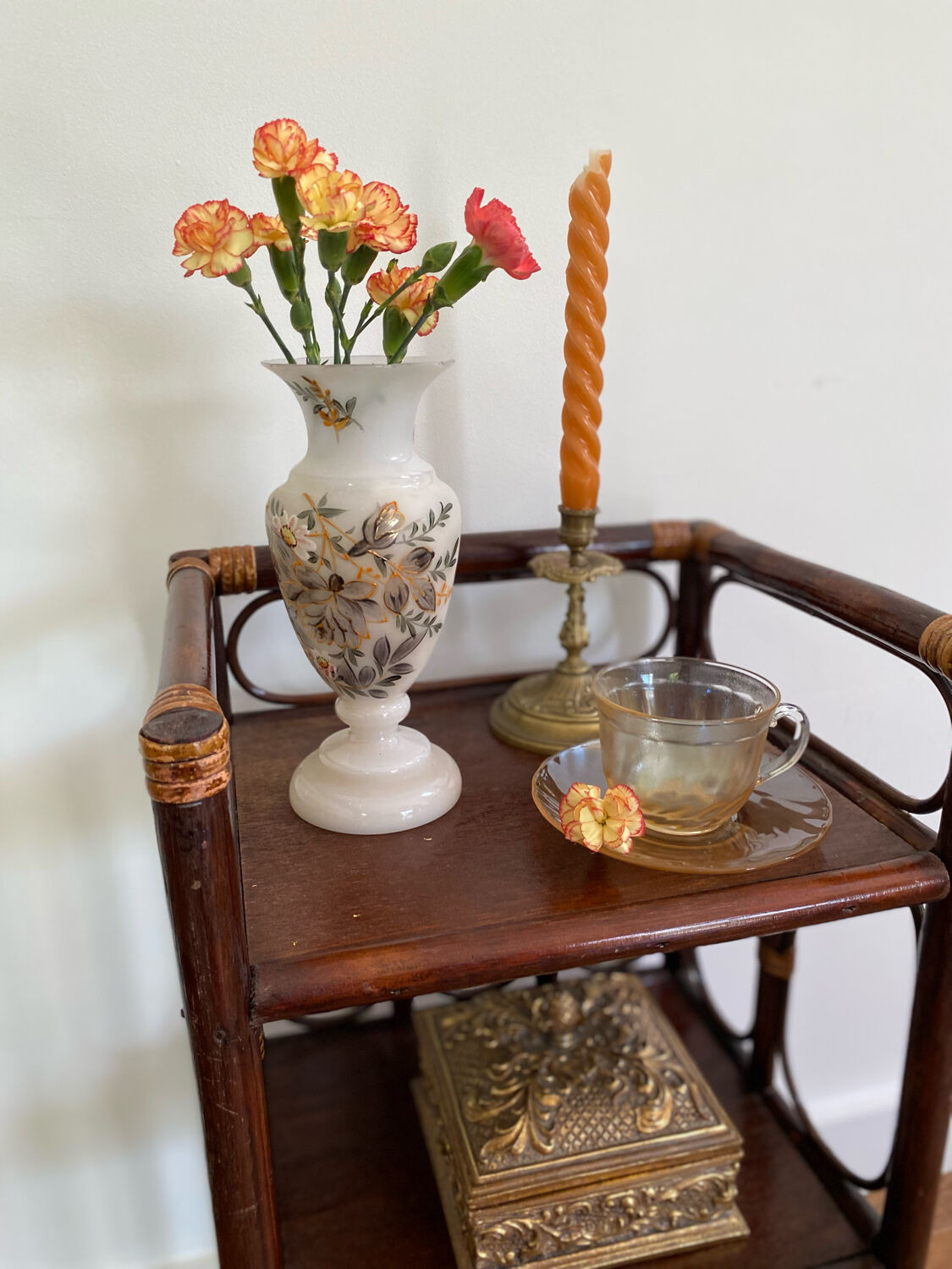 Rattan bedside table payroll