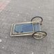 Servant's service with foldable wheels vintage gilded