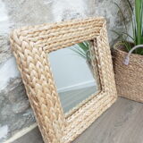 Braided ring mirror 40x40cm