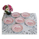 6 Assiettes à dessert en porcelaine  anglaise Italienne : Swiss  Landscape
