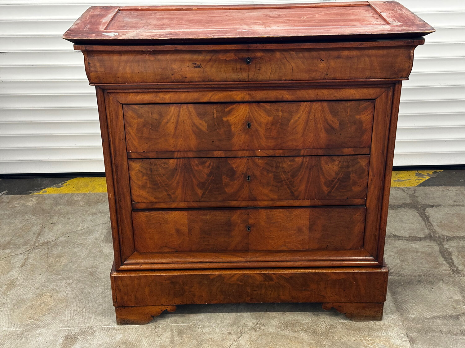 Louis Philippe style commode from the early 20th century - Mahogany