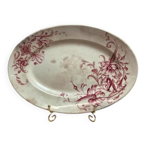 plat ovale ancien Terre