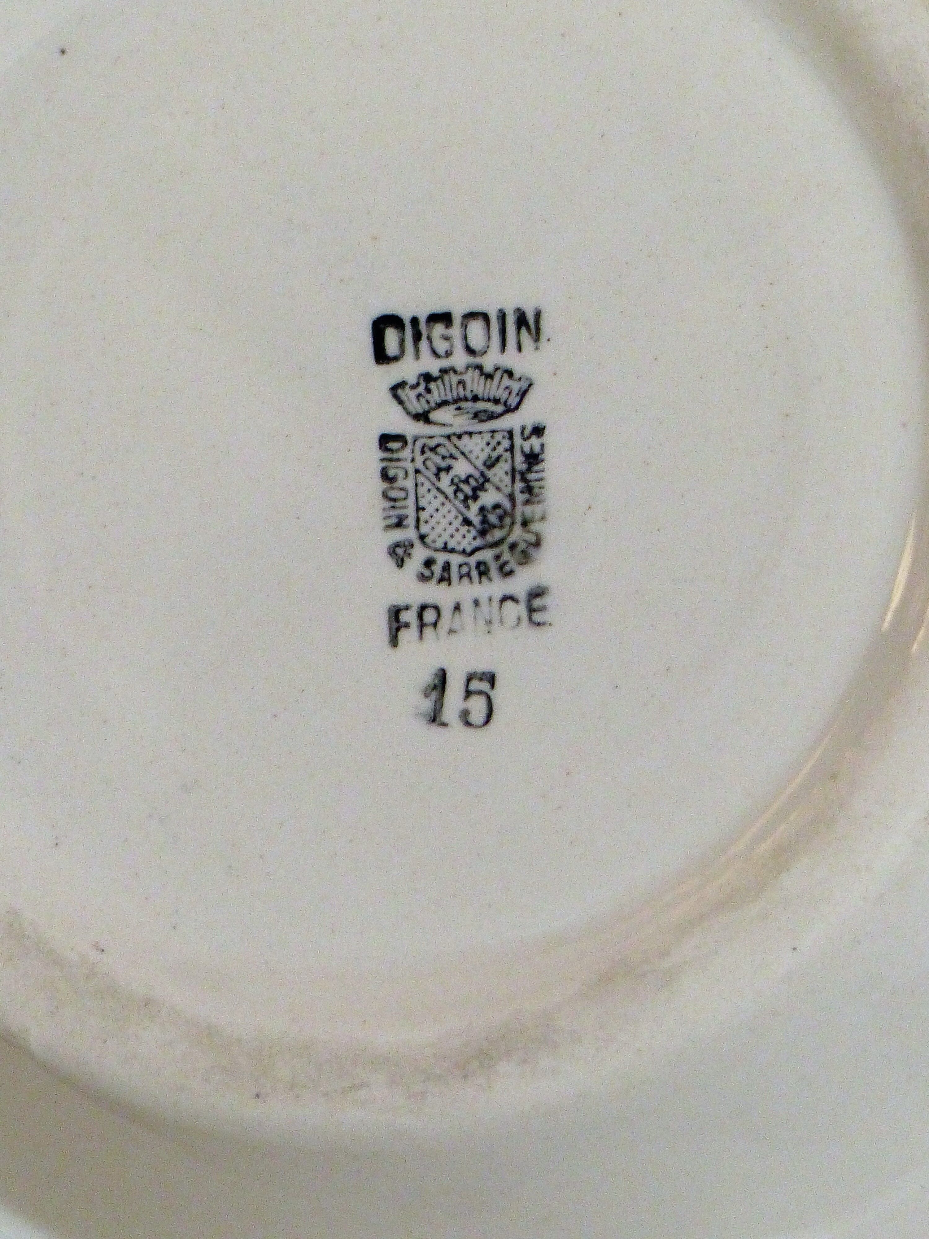 Ashtray Digoin Sarreguemines