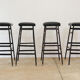 Eastern bloc Bar stools from the 80s, Czechoslovakia, set of 4