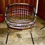 Fauteuil vintage modéle flynn par gastone rinaldi italie 1970