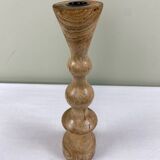Wooden candle holder