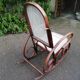 Rocking chair in caning
