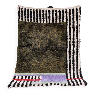 Berber rug in natural wool 2.5x1.5 m