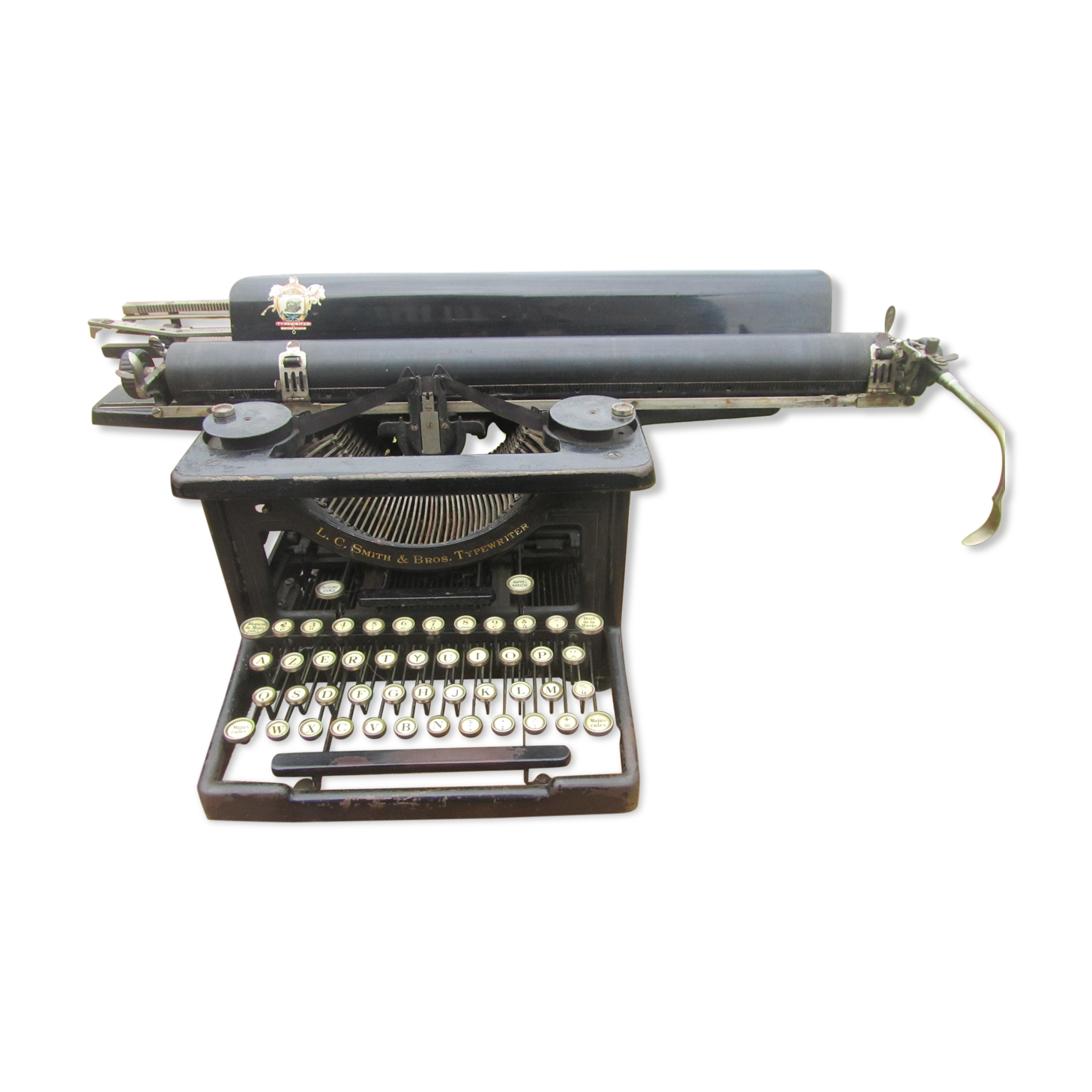 LC Smith typewriter 20 extra wide cart 18 inches
