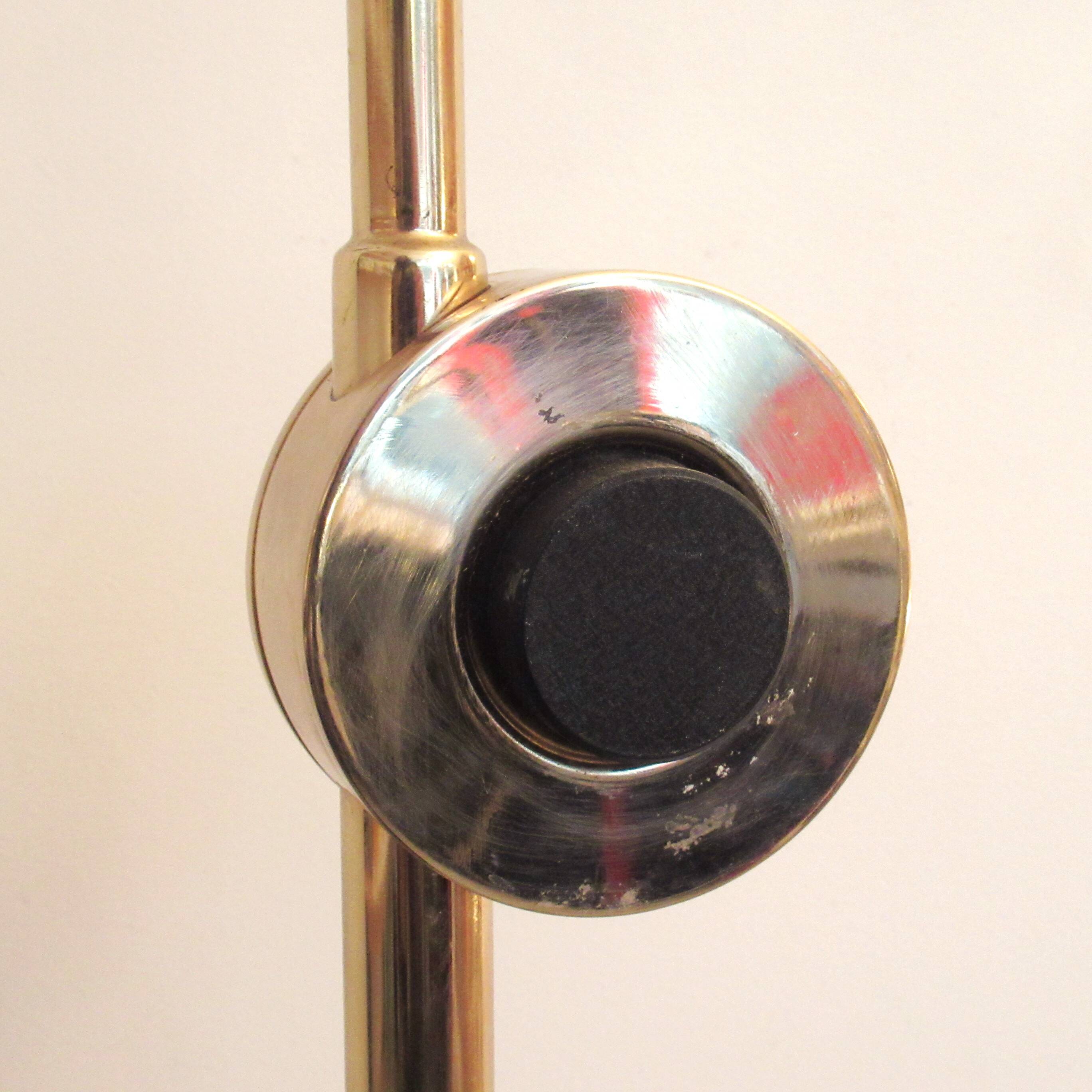 Brass floor lamp Fratelli Martini 1980s