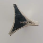 Huit porte-couteaux Boulenger en métal argenté art déco
