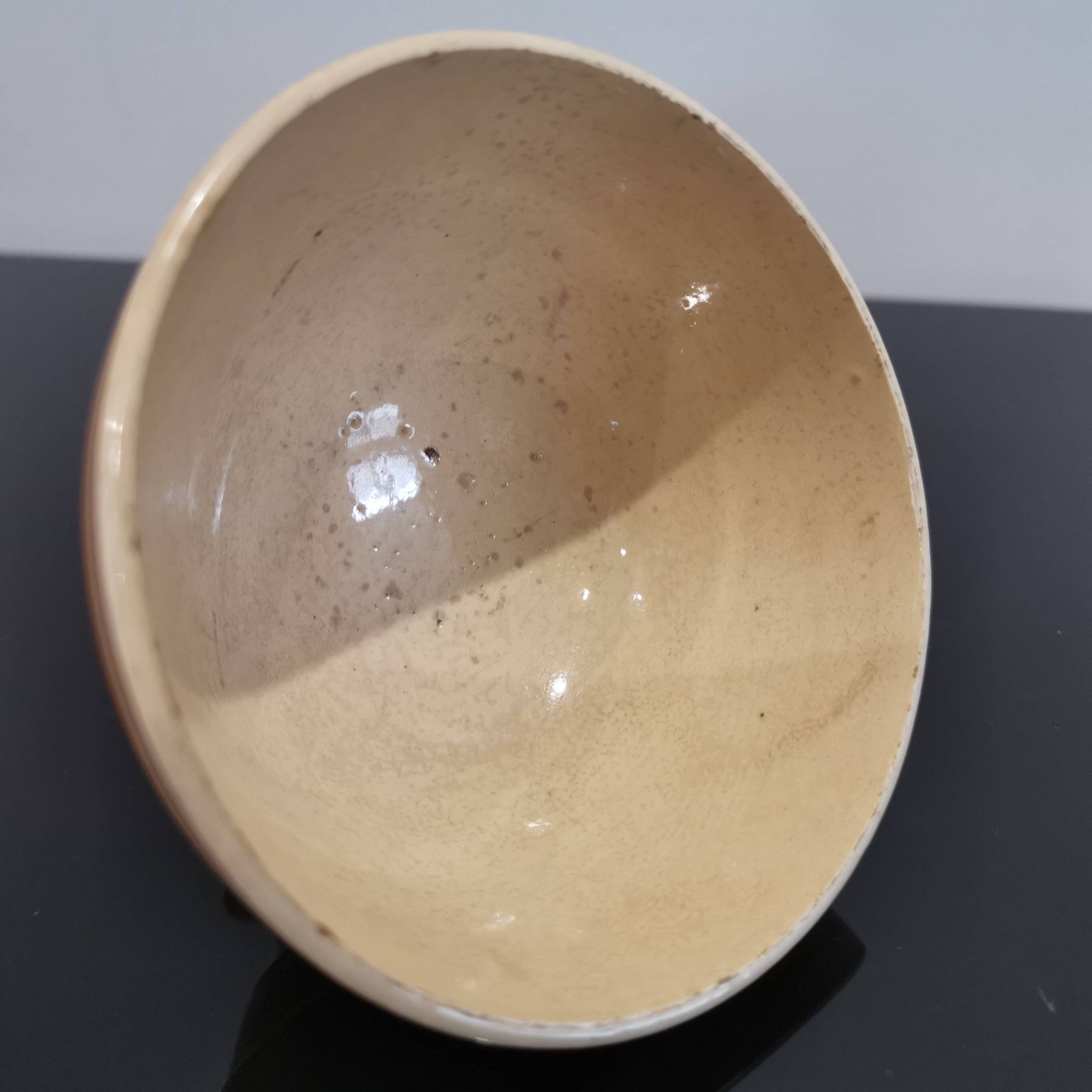 Old small vintage ceramic bowl 50'S