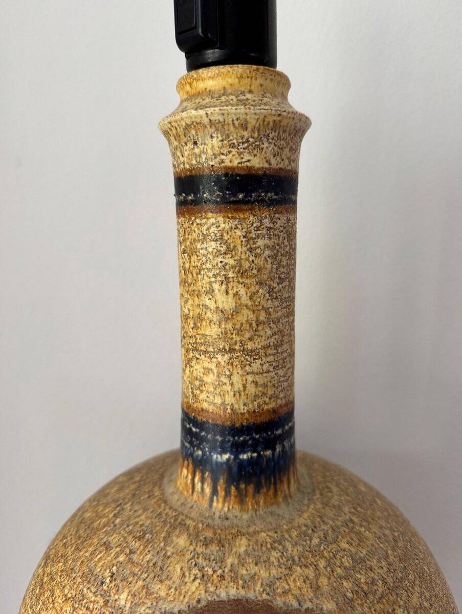 Ceramic table lamp by Jette Hellerøe for Axella, Denmark, 1960s