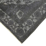 Handmade contemporary oriental 1970s 172 cm x 268 cm grey rug
