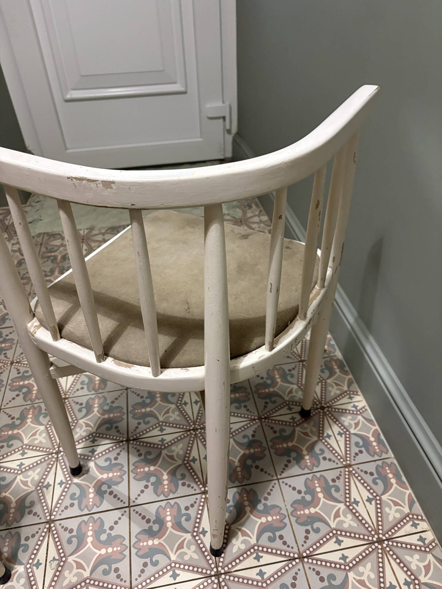 Set of 4 stackable Thonet chairs vintage 60s/70s
