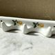 Soap holder and porcelain hook of Limoges Champs-Elysées vintage 60