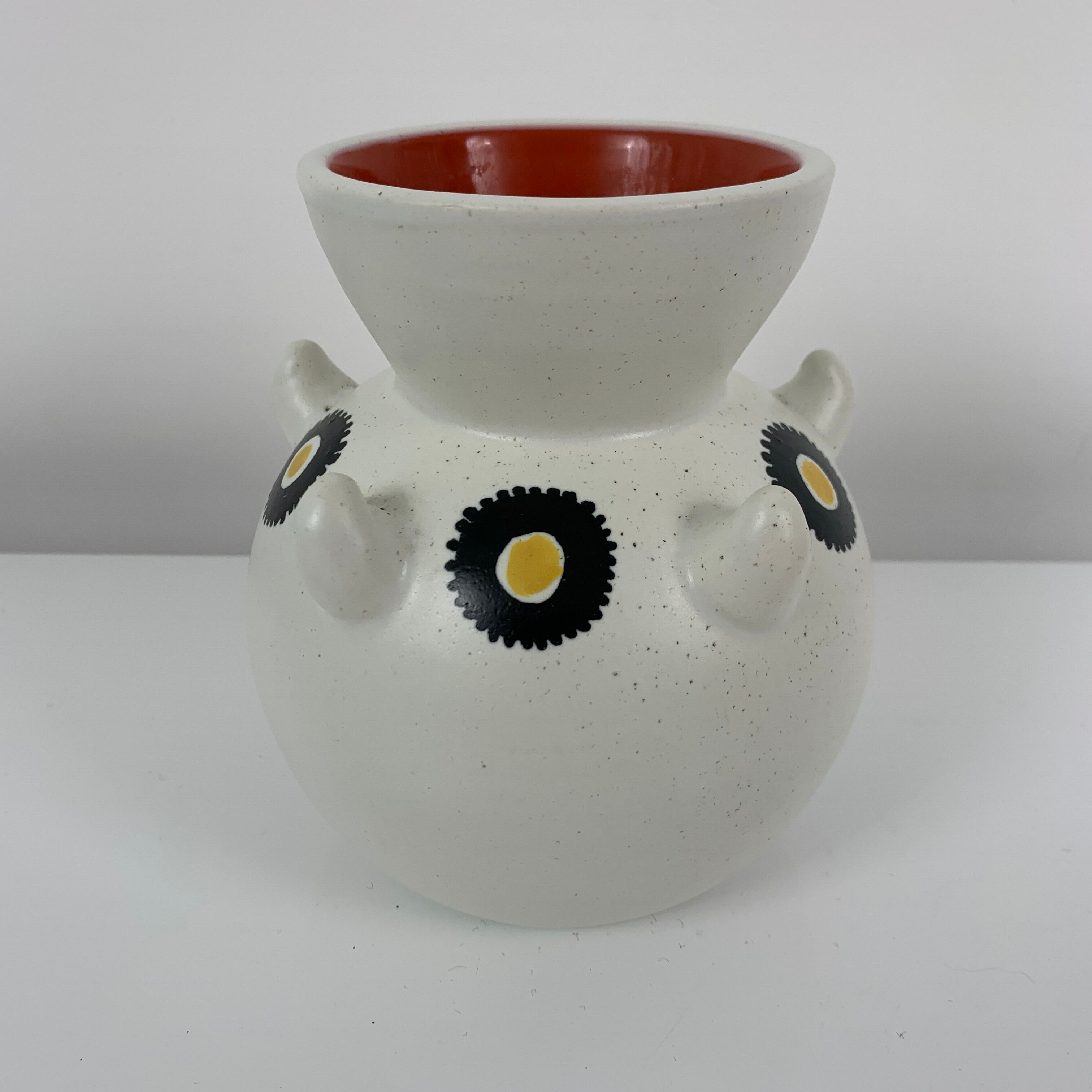 Vase boule à pique Vallauris Andre Baud vintage 50/60