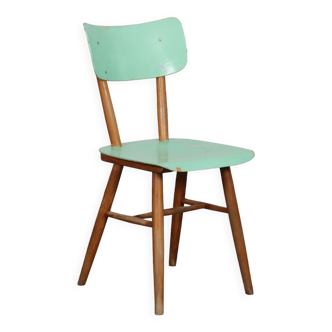 Vintage wooden chair produced by Ton, 1960