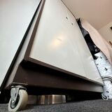 Vintage 70' wardrobe in chocolate / ecru colors