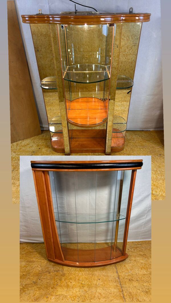 Vitrine suspendue et comptoir à parfums de style Art déco – Ancienne parfumerie anglaise