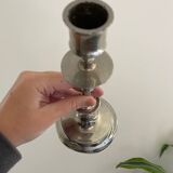 Vintage silver candle holder