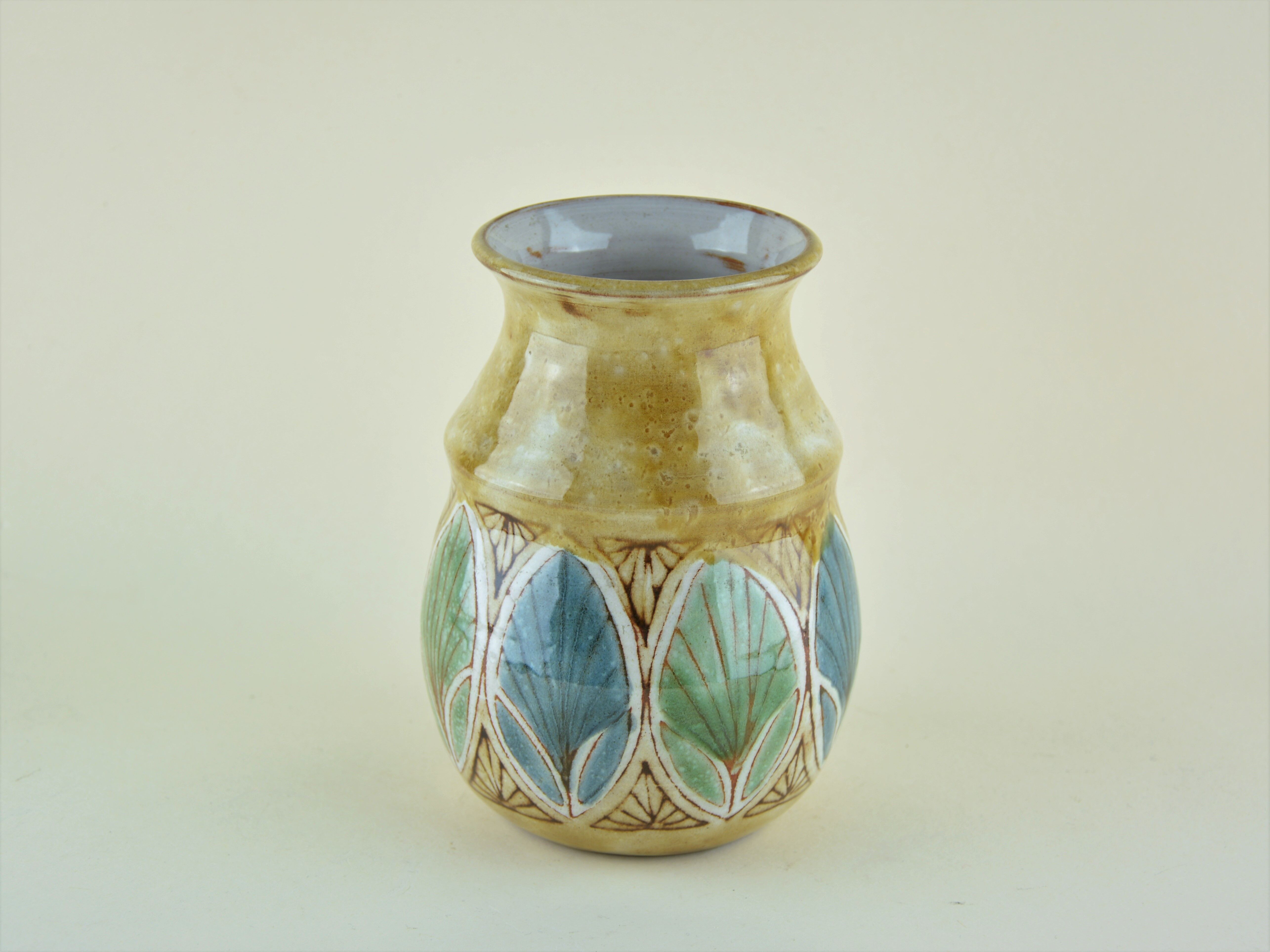 Vase à décor stylisé Jean-Claude Malarmey