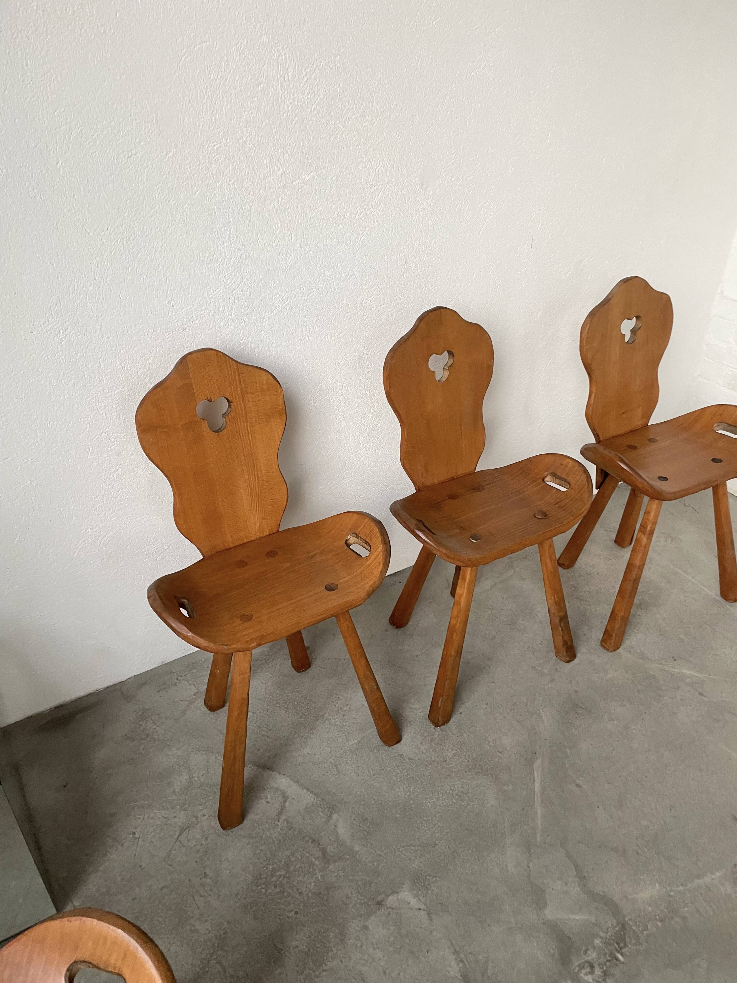 Oak mountain chalet chairs