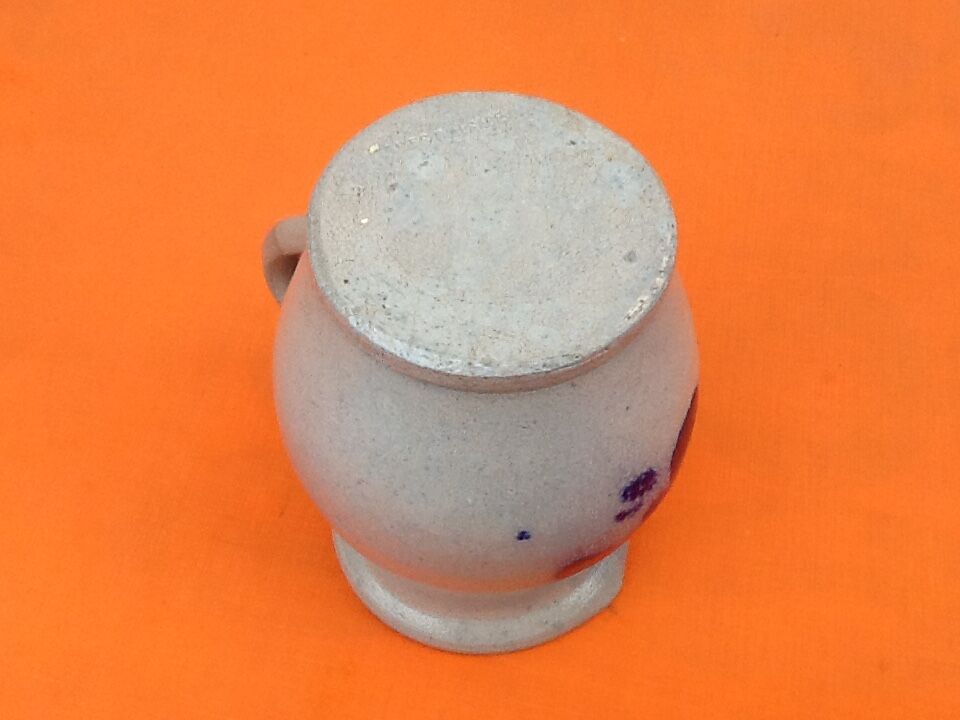 Pitcher grés d'alsace floral decoration