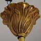 Mid Century Louis XV style cage chandelier - 6 arms - Brass and Crystal