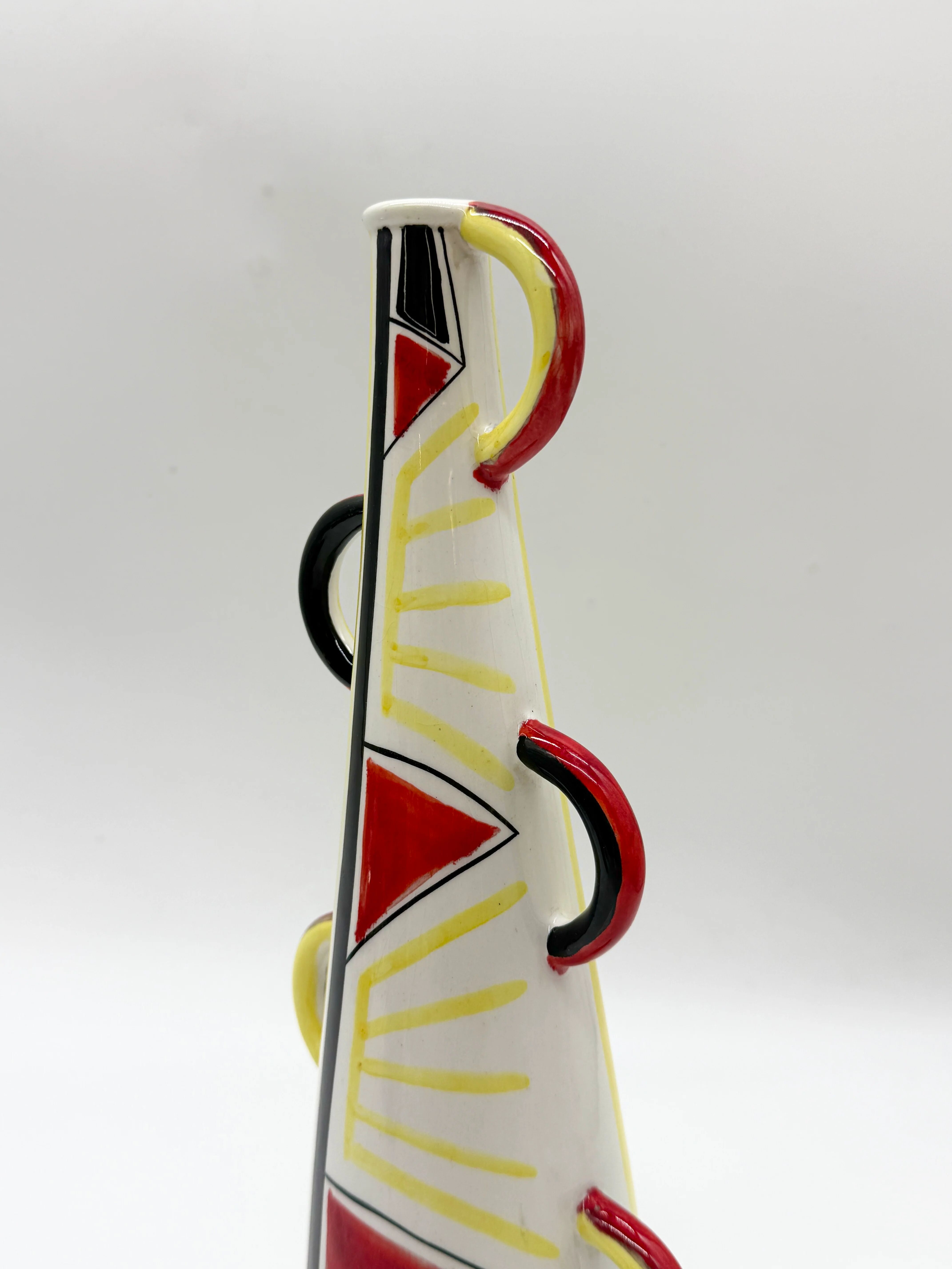 Vase sculptural – Coronettti Cunardo, Italie, 1980s
