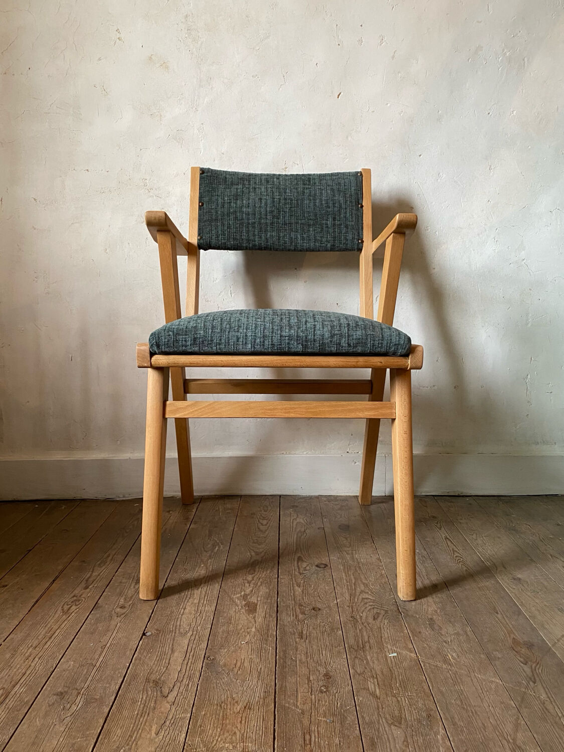 Renovated bridge armchair