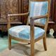 Fauteuil d'époque Restauration en noyer du XIXème