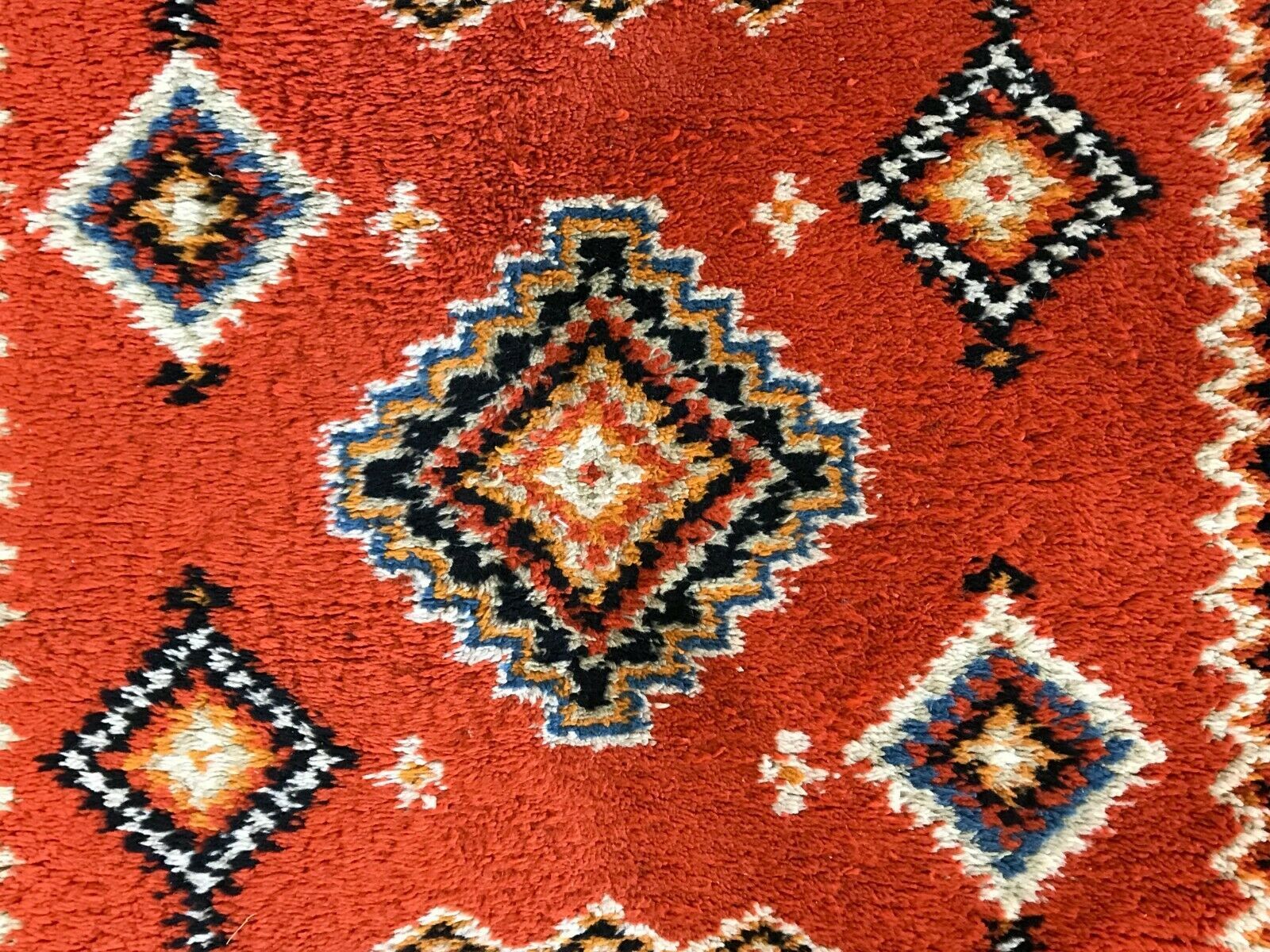 60s 70s Runner Rug Carpet Rug Space Age Flower Power Design 60s 70s