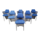 Set of 6 postmodern dining chairs, 1980s