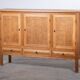 Brutalist Oak Sideboard attributed to Henning Kjærnulf, Denmark, 1960s
