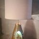 large lamp Accolay 87x44 in ceramic and resin inclusion Vintage/60 to 70