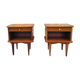 Pair of vintage bedside tables, Scandinavian style 60s
