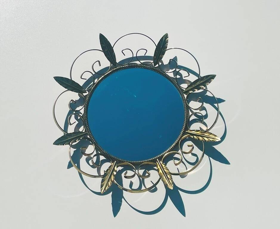 Sun Mirror Deknudt * Hollywood Regency * Vintage 60s