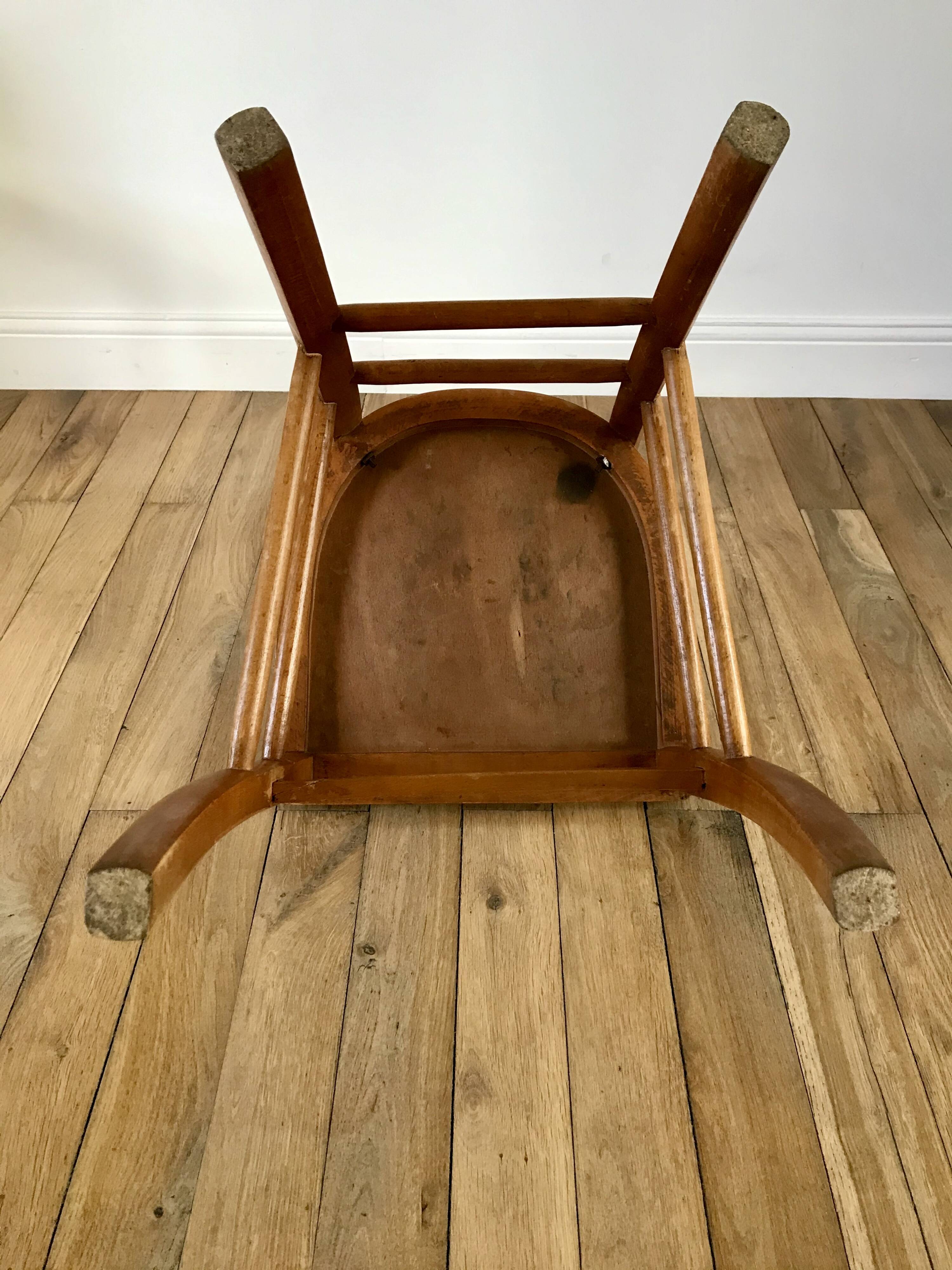 Luterma bistro chair in beech wood from the 1950s