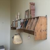 Large antique wall shelf
