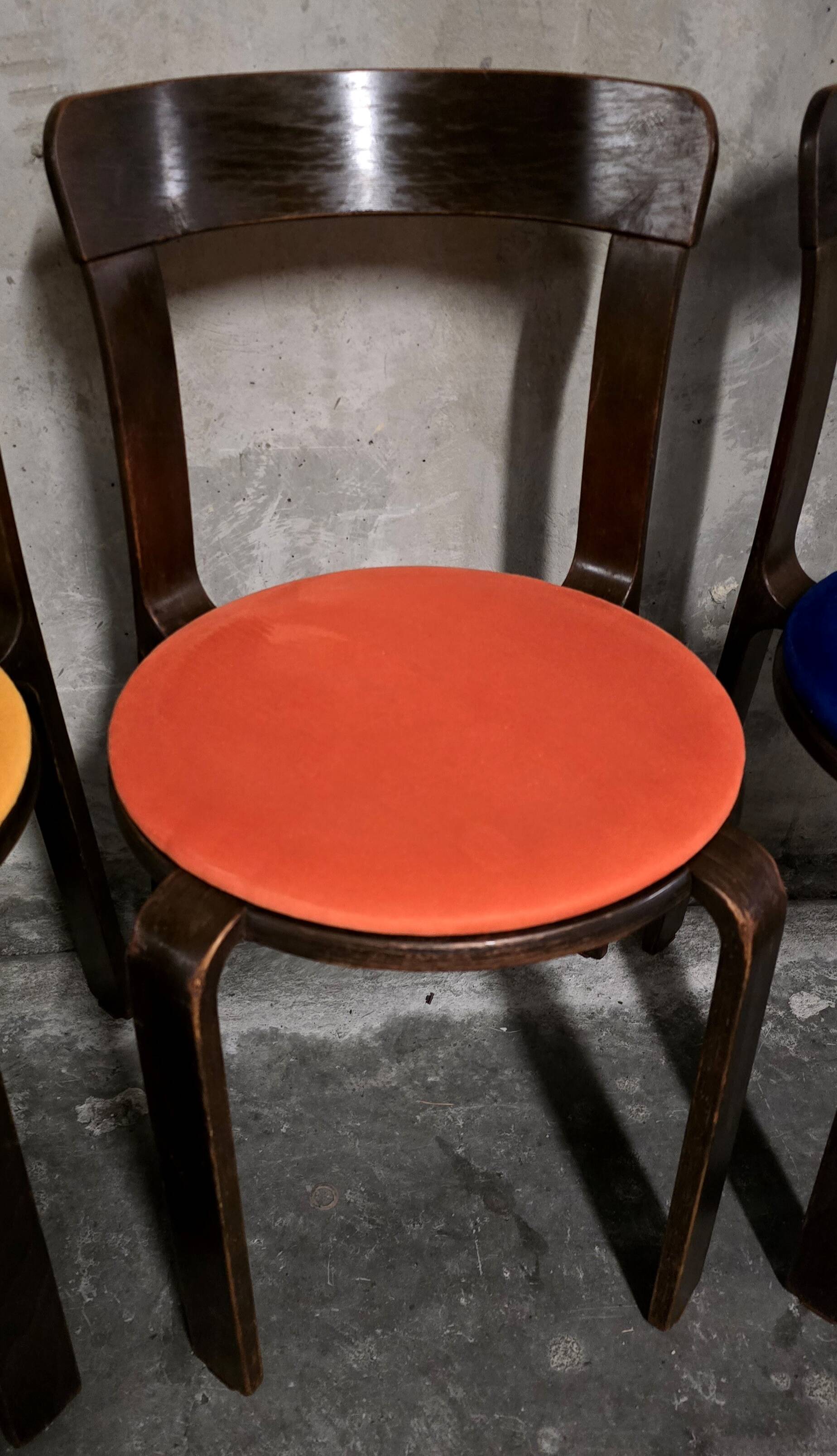 Bruno Rey (1935) - Set of 4 chairs, 1st edition - 1960 Dietiker