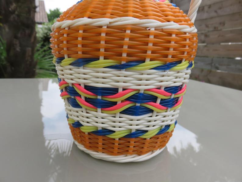 Viresa scoubidou bottle 60 70s