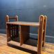 Vintage side table – Wooden structure and open shelf