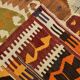 5x9 Geometric Style Vintage Kilim Rug,
