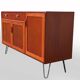G Plan Teak Hairpin Legs Sideboard Mid Century