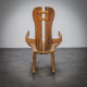 Brutalist Oak Rocking Chair by De Puydt, 1970s