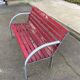 Banc de jardin 2 places en bois massif et acier Hespéride
