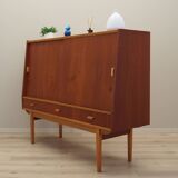 Teak highboard, Danish design, 1960s, production: Denmark