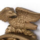 Golden Ball Convex Mirror with Eagle, England, 1960s