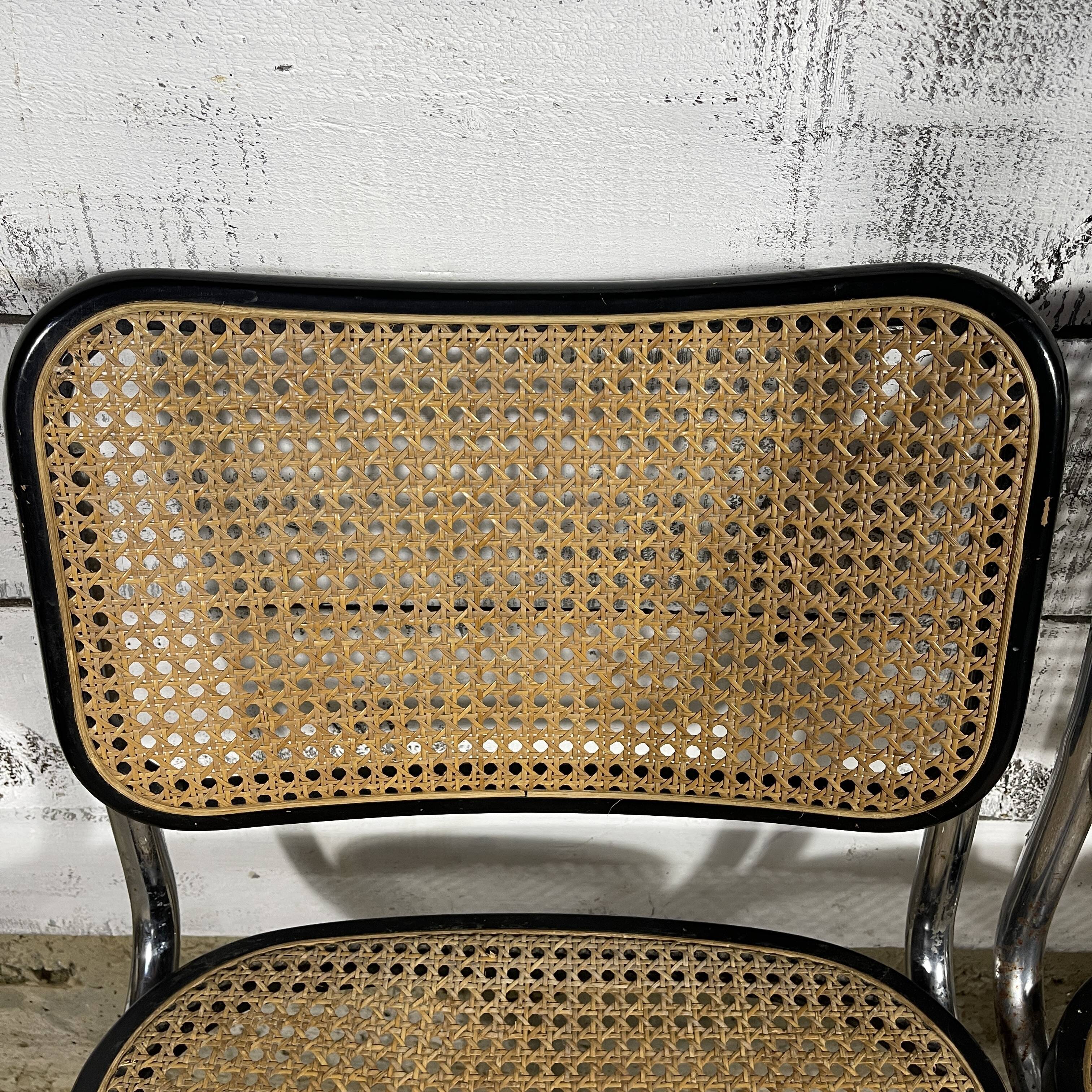 Pair of chairs Cesca B32 "Made in Italy"